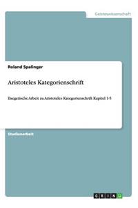 Aristoteles Kategorienschrift