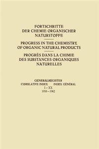 Generalregister / Cumulative Index / Index Général I-XX (1938-1962)