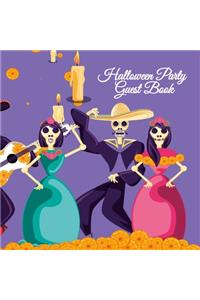 Halloween Party Guest Book