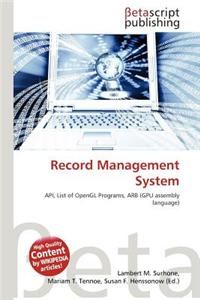Record Management System
