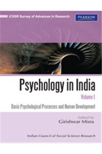 Psychology in India: Volume I
