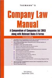 Company Law Manual (5th Edition, September 2016)