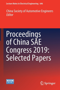 Proceedings of China Sae Congress 2019: Selected Papers