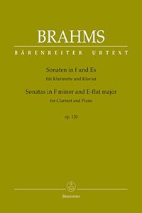 Sonatas in F minor & E-flat major Op.120 (Clarinet & Piano)