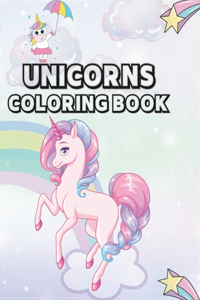 Unicorns coloring book - Fantasy Realm