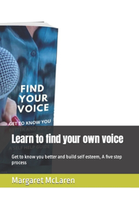 Learn to find your own voice