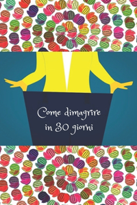 Come Dimagrire in 30 Giorni