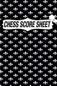 Chess Score Sheet