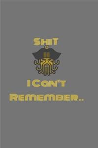 Shit I Can't Remember