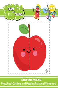 Preschool Cutting and Pasting Practice Workbook