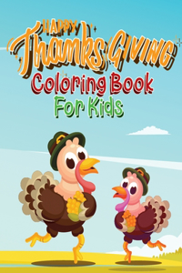 Happy Thanksgiving Coloring Books For Kids