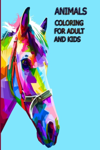 Animals Coloring Book for Adult and Kids