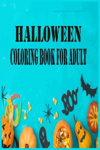 Halloween coloring Book For Adult
