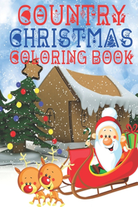 Country Christmas Coloring Book
