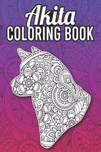 Akita Coloring Book