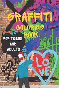 Graffiti Coloring Book For Teens and Adults