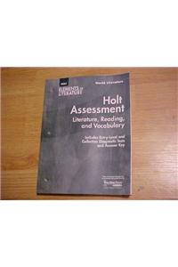 Elements of Literature: Holt Assessment: Literature, Reading, and Vocabulary World Literature