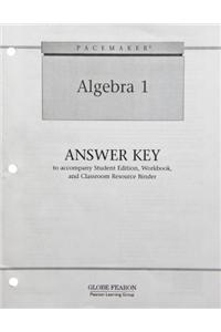 Pacemaker Algebra One Answer Key Second Edition 2001c