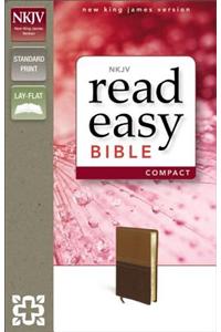 NKJV, ReadEasy Bible, Compact, Imitation Leather, Tan/Brown
