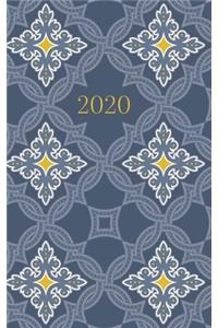 2020 Planner - Diary - Journal - Week per spread - Grey Tiles