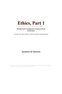 Ethics, Part 1 (Webster's Korean Thesaurus Edition)