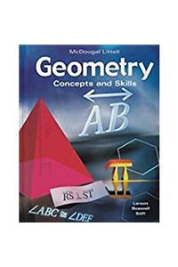 McDougal Concepts & Skills Geometry: Notetaking Guide Student Bundle of 5 Geometry