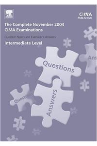 Cima 2004 Nov Q&a's: The Complete Set-Intermediate Level