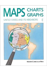 Maps, Charts and Graphs, Level E, Transparencies with Teacher Guide