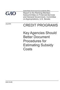 Credit Programs