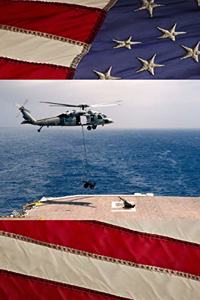 US Navy Amphibious Assault Ship USS Bataan (LHD 5) and MH 60S Seahawk Halicopter and Marine Corps Mortar Journal