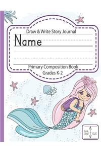 Draw & Write Story Journal, Primary Composition Book, Grades K-2