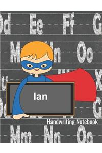 Handwriting Notebook Ian