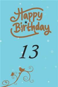 Happy birthday 13