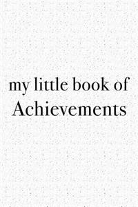 My Little Book of Achievements