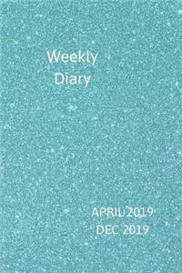Weekly Diary April 2019-Dec 2019