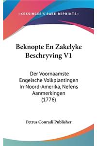 Beknopte En Zakelyke Beschryving V1