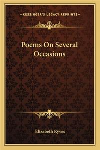 Poems on Several Occasions