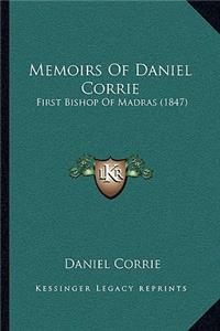 Memoirs Of Daniel Corrie