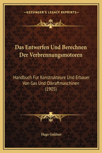 Entwerfen Und Berechnen Der Verbrennungsmotoren