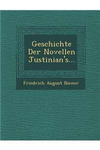 Geschichte Der Novellen Justinian's...