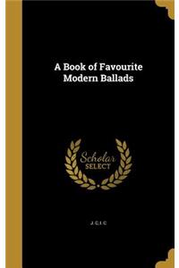 Book of Favourite Modern Ballads