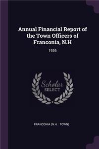 Annual Financial Report of the Town Officers of Franconia, N.H