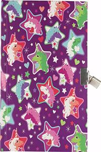 Sparkly Unicorns Locking Journal (Diary, Notebook)