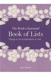 Bride's Essential Book of Lists