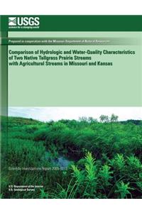 Comparison of Hydrologic and Water-Quality Characteristics of Two Native Tallgrass Prairie Streams with Agricultural Streams in Missouri and Kansas