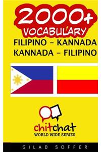 2000+ Filipino - Kannada Kannada - Filipino Vocabulary