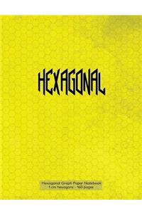 Hexagonal Graph Paper Notebook 1 cm hexagons - 160 pages