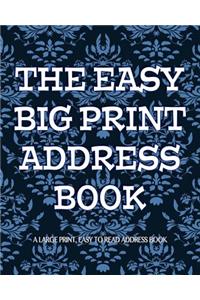 The Easy Big Print Address Book
