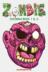 Zombie Coloring Book 1 & 2