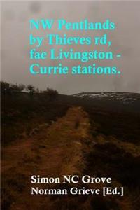 NW Pentlands by the Thieves Road, from Livingston - Currie stations.